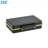 JJC Estojo rígido de armazenamento para Insta360 X4/X3 – organizador de baterias e cartões de memória (preto)