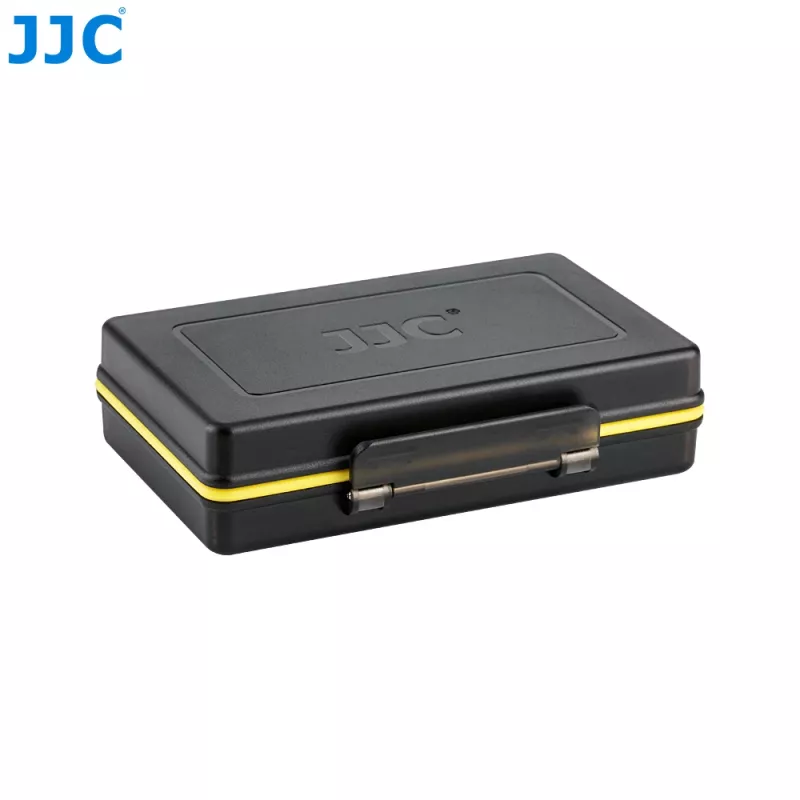 JJC Estojo rígido de armazenamento para Insta360 X4/X3 – organizador de baterias e cartões de memória (preto)