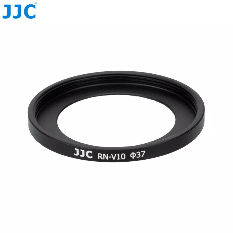 JJC RN-V10 Anel adaptador de filtro com tampa de objetiva para Canon PowerShot V10