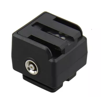 JJC Adaptador de sapata quente Sony Alpha para ISO 518 padrão com ligação PC-Sync