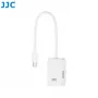 JJC PDB-UC Leitor de cartões Micro SD USB-C com 2 portas USB-C, cinzento espacial