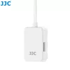 JJC PDB-UC Leitor de cartões Micro SD USB-C com 2 portas USB-C, cinzento espacial