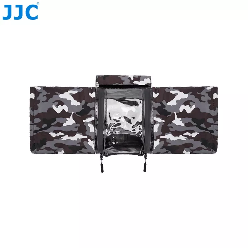 JJC RC-SGR Capa de chuva para câmara Moro para câmaras DSLR e sem espelho, padrão de camuflagem