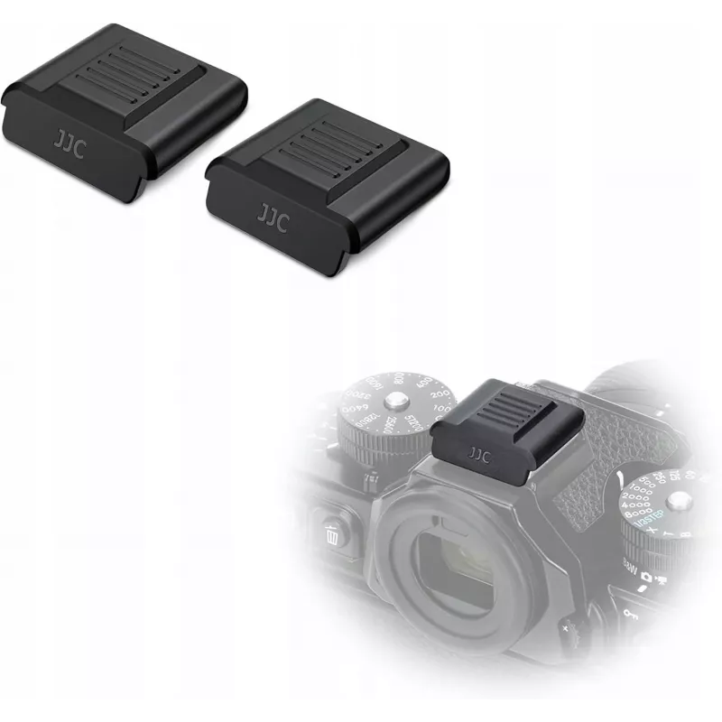 JJC 2x Tampa de sapata quente para câmaras Nikon série Z (Z5, Z50, Z6, Z7, Z8, Z9, Z30) - HC-NKZK2