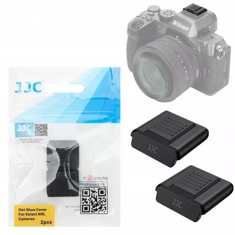 JJC 2x Tampa de sapata quente para câmaras Nikon série Z (Z5, Z50, Z6, Z7, Z8, Z9, Z30) - HC-NKZK2