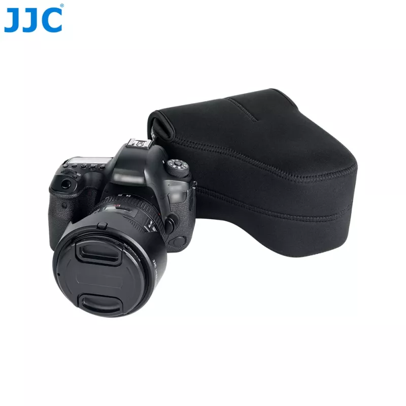 JJC Bolsa de câmara em neoprene para DSLR grande com objetiva - preto (OC-MC3BK)