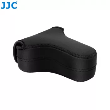 JJC OC-S3BK Bolsa de câmara em neoprene para DSLR/sem espelho com objetiva longa, preto