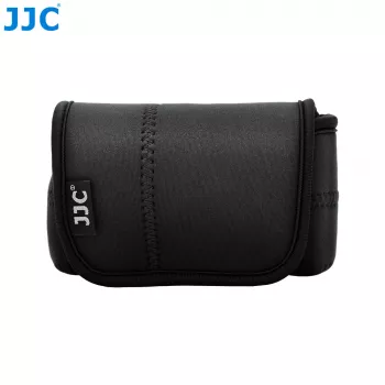 JJC OC-S3BK Bolsa de câmara em neoprene para DSLR/sem espelho com objetiva longa, preto
