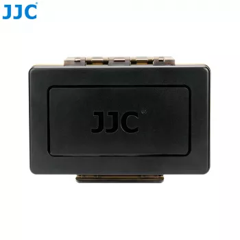 JJC Caixa de armazenamento de pilhas para 16x pilhas AAA - plástico PP transparente