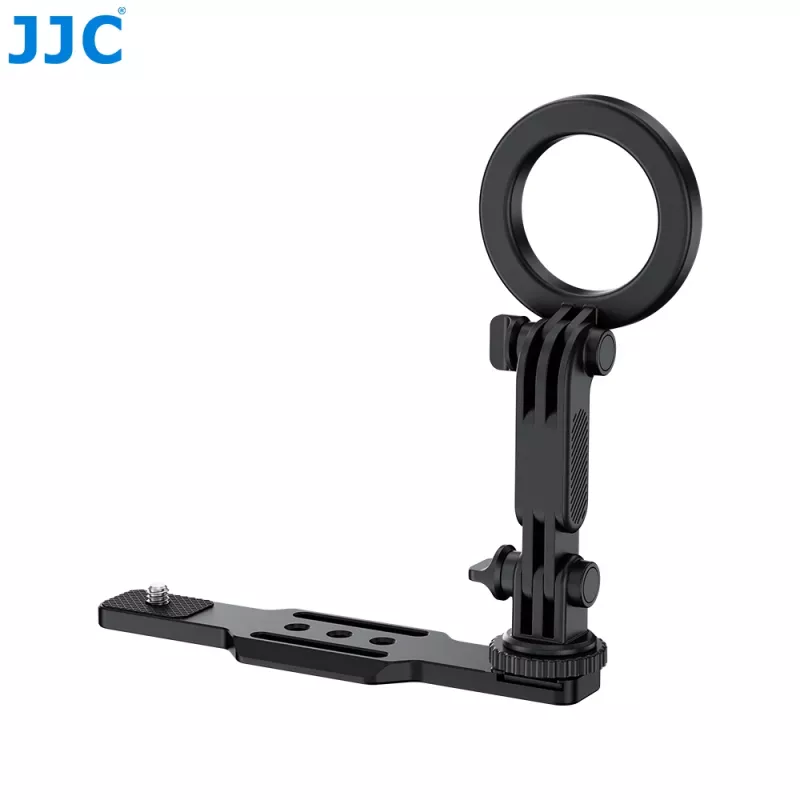 JJC HG-CS1 Suporte de extensão para DJI Osmo Pocket 3 com suporte MagSafe, rosca de 1/4 polegadas, sapata fria, liga de alumínio, preto