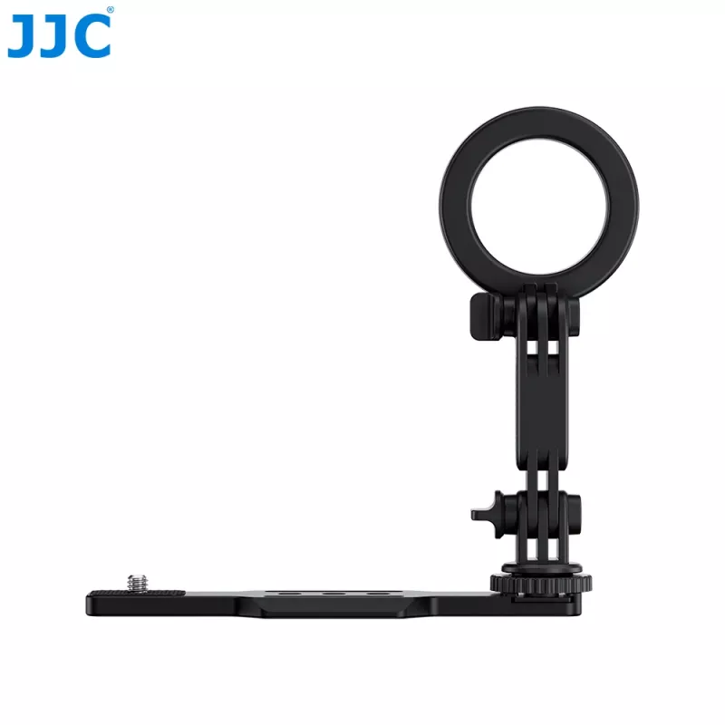 JJC HG-CS1 Suporte de extensão para DJI Osmo Pocket 3 com suporte MagSafe, rosca de 1/4 polegadas, sapata fria, liga de alumínio, preto