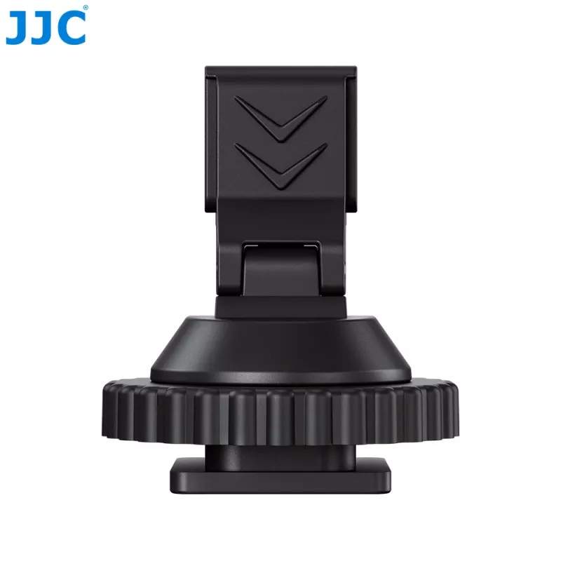 JJC HC-DMN Adaptador de sapata quente para rosca de 1/4 polegadas-20 para suporte de microfone, preto