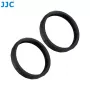 JJC 2x Anel de proteção de objetiva em silicone para DJI Osmo Action 5 Pro / 4 / 3 (preto)