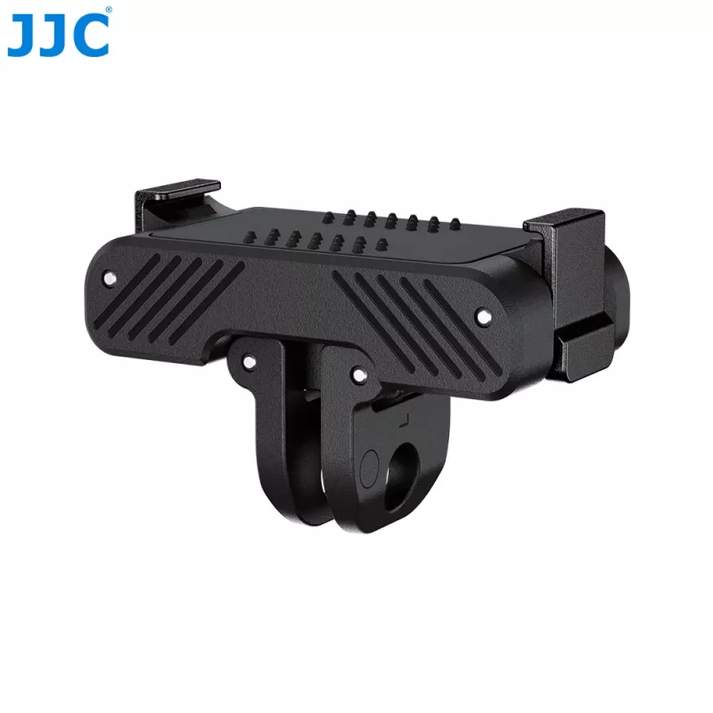 JJC QRAM-OA Suporte adaptador de libertação rápida para DJI Osmo Action 5 Pro/4/3 - 1/4 polegadas e GoPro