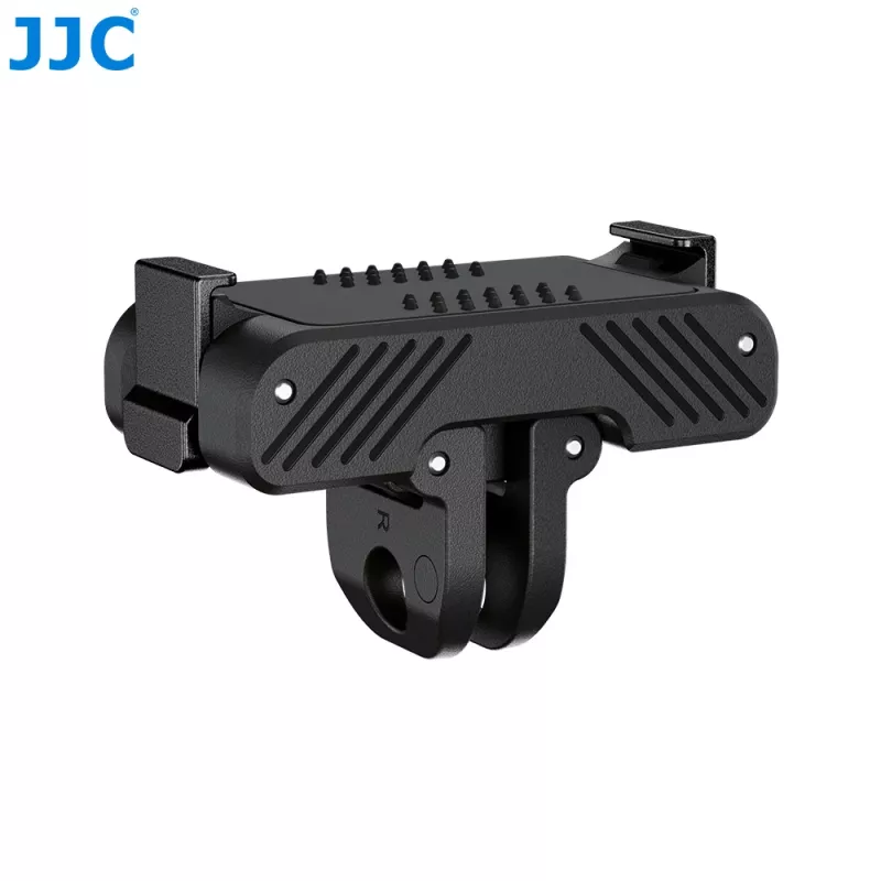 JJC QRAM-OA Suporte adaptador de libertação rápida para DJI Osmo Action 5 Pro/4/3 - 1/4 polegadas e GoPro
