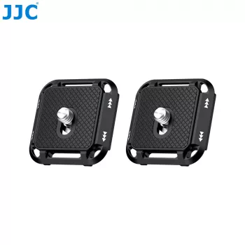 JJC 2x placa de libertação rápida Arca Swiss 1/4 polegadas + Peak Design V3 para câmara QR-PDK2