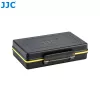 JJC Bolsa de armazenamento para baterias e cartões de memória Insta360 X5 X4 X3 (preto)
