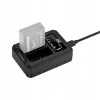 JJC Carregador duplo USB-C para 2x bateria Fujifilm NP-W126 / NP-W126S DCH-W126TC