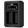 JJC Carregador duplo USB-C para 2x bateria Fujifilm NP-W126 / NP-W126S DCH-W126TC