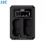 JJC Carregador duplo USB para 2x baterias Nikon EN-EL15 EN-EL15a EN-EL15b EN-EL15c