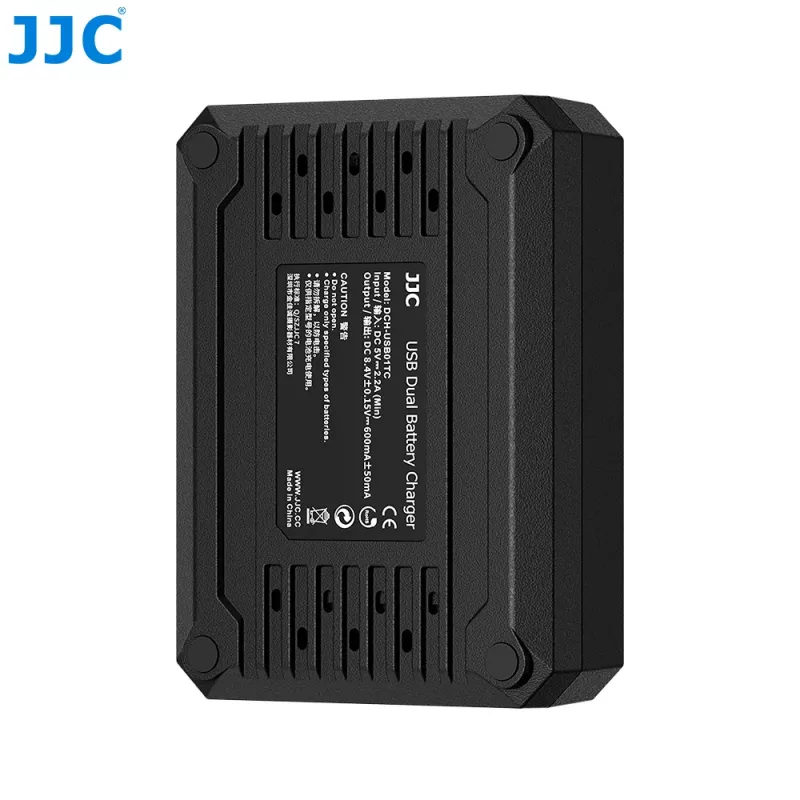 JJC Carregador duplo USB para 2x baterias Nikon EN-EL15 EN-EL15a EN-EL15b EN-EL15c