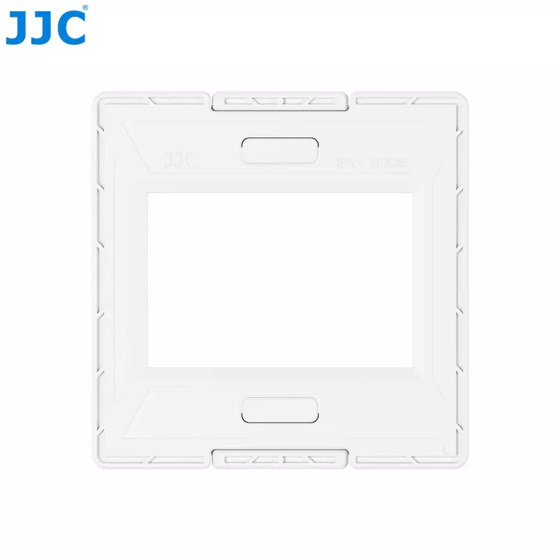 JJC Molduras para diapositivos SM-35x50 para filme 35mm, moldura 50x50mm, janela de imagem 36x24mm, plástico ABS, para encaixar, 50 unidades