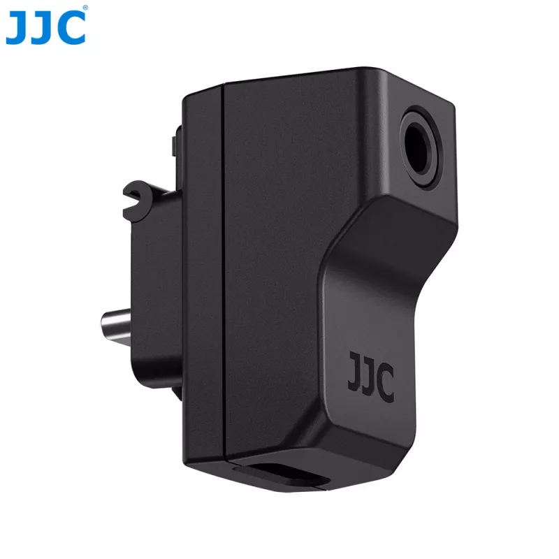 JJC Adaptador de áudio AD-X4 com função de carregamento USB-C para Insta360 X4