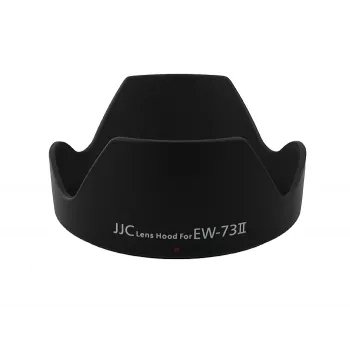 JJC Para-sol para Canon EW-73II, forma de tulipa, preto, plástico ABS de alta resistência ao impacto