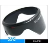 JJC Para-sol para Canon EW-73II, forma de tulipa, preto, plástico ABS de alta resistência ao impacto