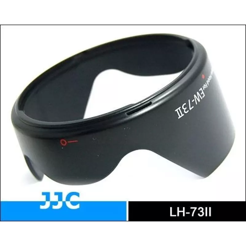 JJC Para-sol para Canon EW-73II, forma de tulipa, preto, plástico ABS de alta resistência ao impacto