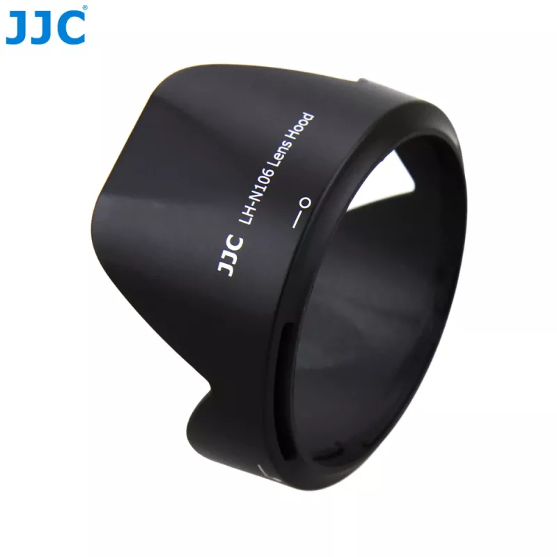 JJC Para-sol HB-N106 para Nikon NIKKOR VR 10-100mm / AF-P DX 18-55mm VR / AF-P DX 18-55mm