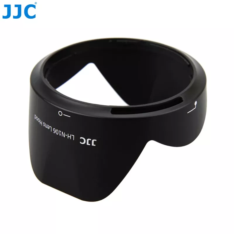 JJC Para-sol HB-N106 para Nikon NIKKOR VR 10-100mm / AF-P DX 18-55mm VR / AF-P DX 18-55mm