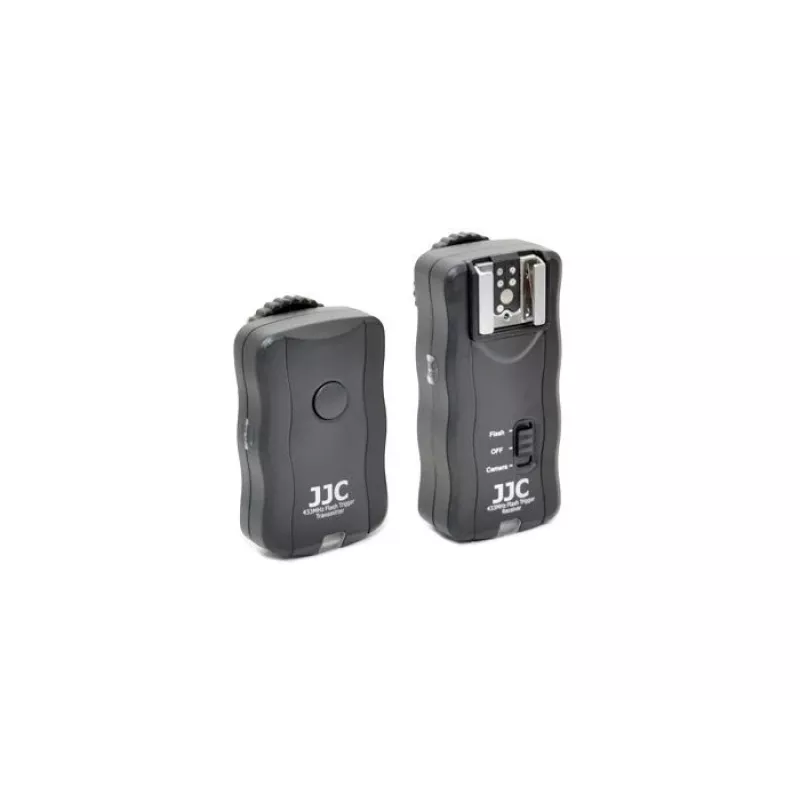 JJC Kit de disparador de flash sem fios JF-U2 com 2 recetores