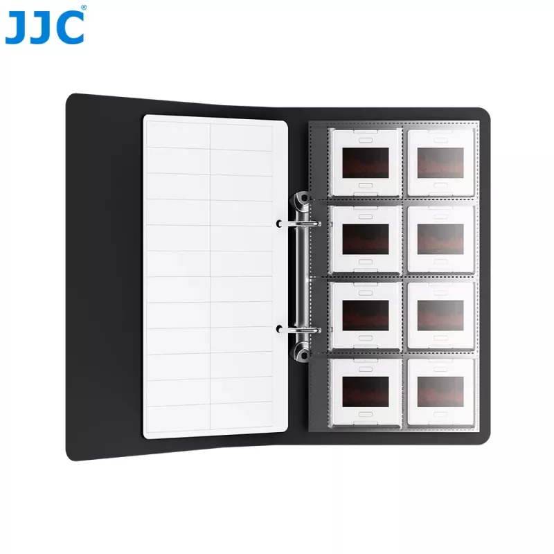 JJC Ficheiro de arquivo de diapositivos SMH-12 para diapositivos 35mm com 48 molduras