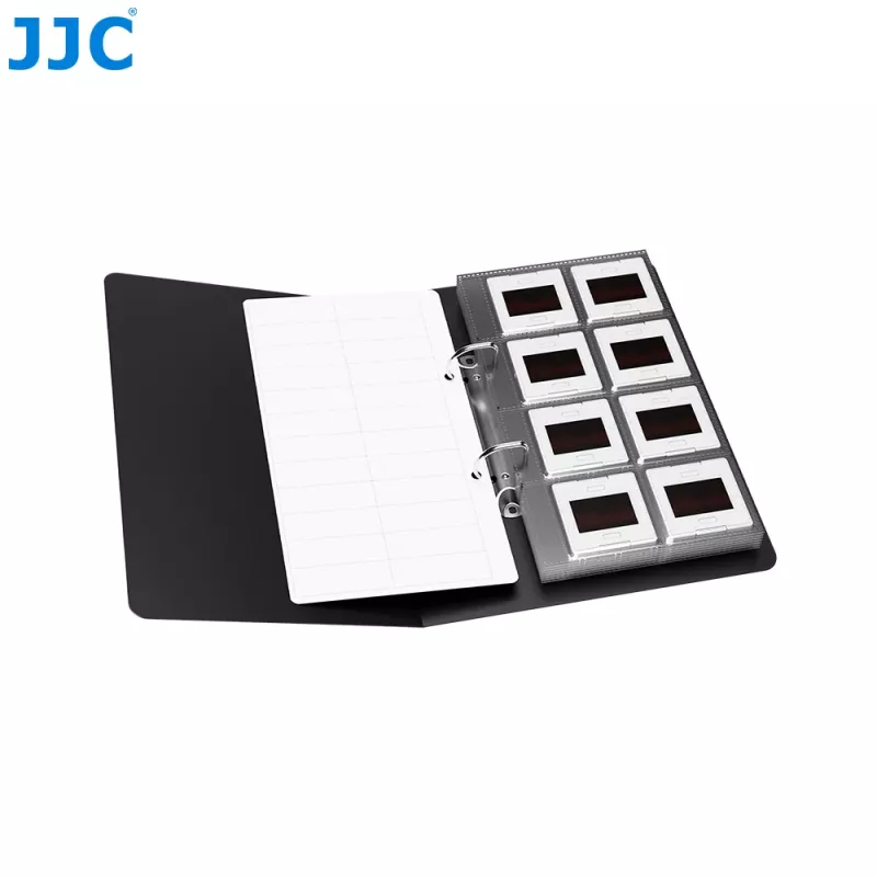 JJC Ficheiro de arquivo de diapositivos SMH-12 para diapositivos 35mm com 48 molduras