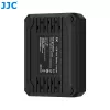 JJC Carregador triplo de baterias USB para Ricoh DB-120 (3 slots) - DCH-DB120TC