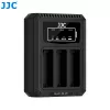 JJC Carregador triplo de baterias USB para Ricoh DB-120 (3 slots) - DCH-DB120TC