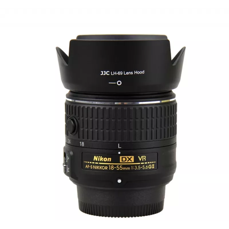 JJC HB-69 para-sol para Nikon AF-S DX NIKKOR 18-55mm f/3.5-5.6G VR II