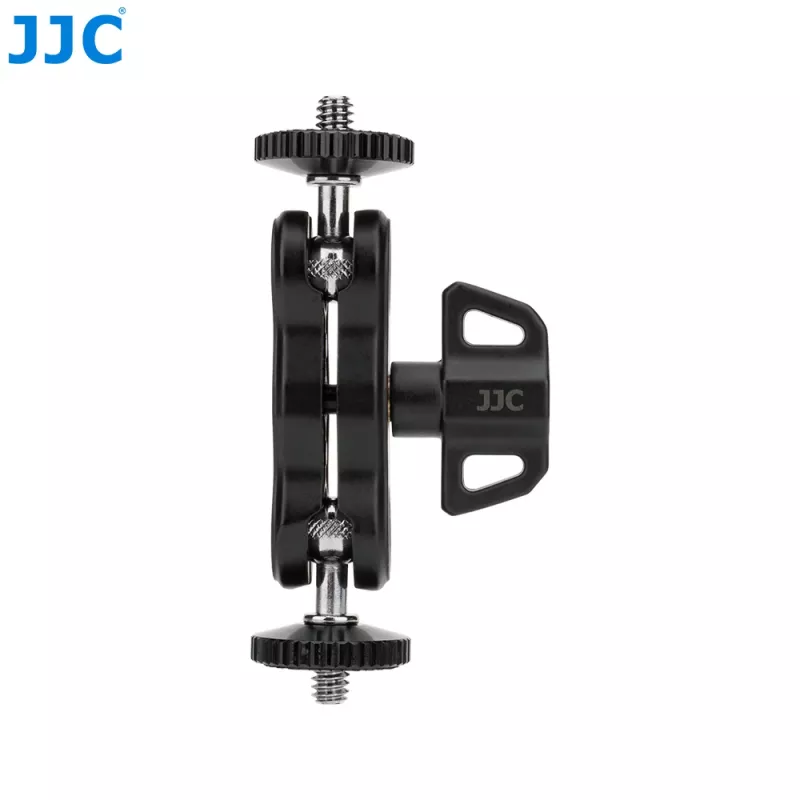 JJC MFC-B braço mágico flexível com braço de ganso e grampo para luz de monitor, 2x parafuso de 1/4 polegadas, preto
