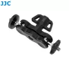 JJC MFC-B braço mágico flexível com braço de ganso e grampo para luz de monitor, 2x parafuso de 1/4 polegadas, preto
