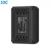 JJC carregador USB duplo para baterias Olympus BLS-1 BLS-5 BLS-50