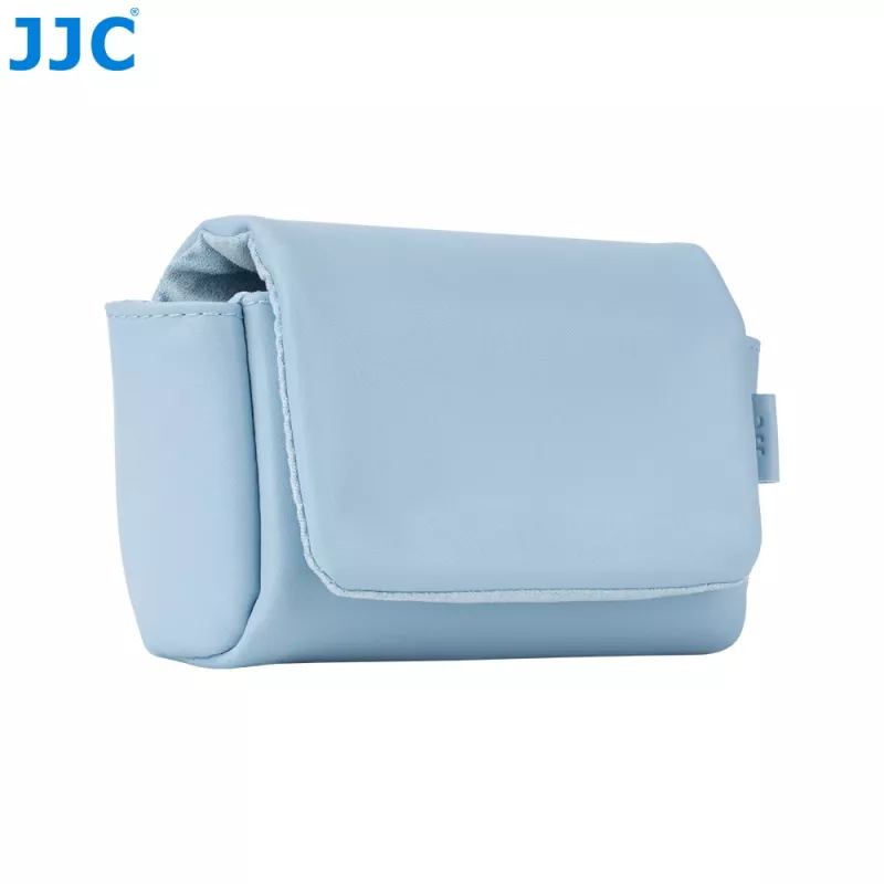 JJC CL-S bolsa de neoprene azul para câmara para Ricoh GR III, Canon G7 X, Sony RX100