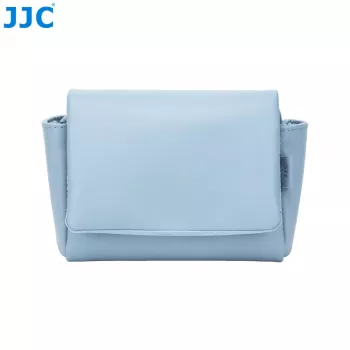 JJC CL-M meia capa azul para câmara para Fujifilm X100VI, X100V, X-E5, Canon V1