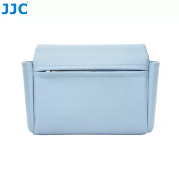 JJC CL-M meia capa azul para câmara para Fujifilm X100VI, X100V, X-E5, Canon V1