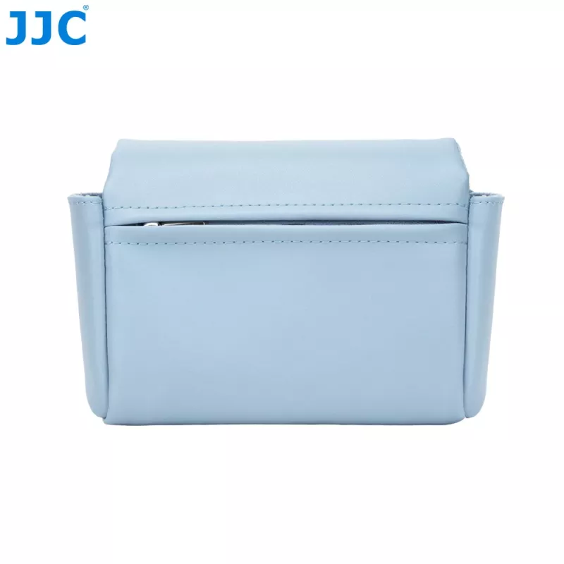 JJC CL-M meia capa azul para câmara para Fujifilm X100VI, X100V, X-E5, Canon V1