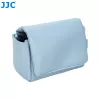 JJC CL-M meia capa azul para câmara para Fujifilm X100VI, X100V, X-E5, Canon V1