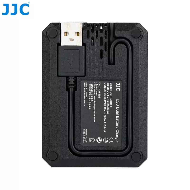 JJC carregador USB duplo para Fujifilm NP-W235