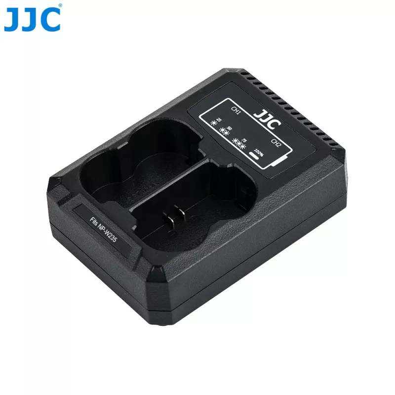 JJC carregador USB duplo para Fujifilm NP-W235