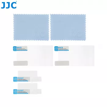 JJC 2x protetor de ecrã LCD + protetor de LCD superior para Canon 6D Mark II