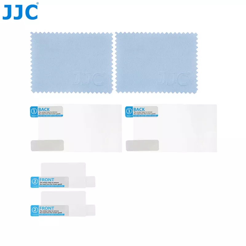 JJC 2x protetor de ecrã LCD + protetor de LCD superior para Canon 6D Mark II